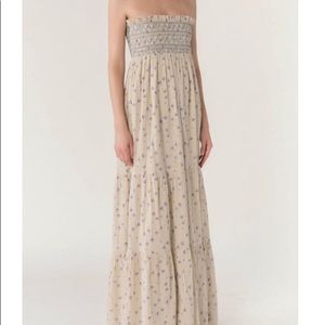 Vanessa Bruno long strapless dress